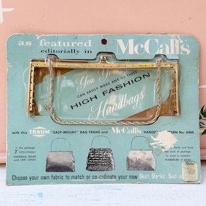 Monedero McCalls Vintage Easy Mount para bolso Traum de 7", modelo 6466, acabado dorado