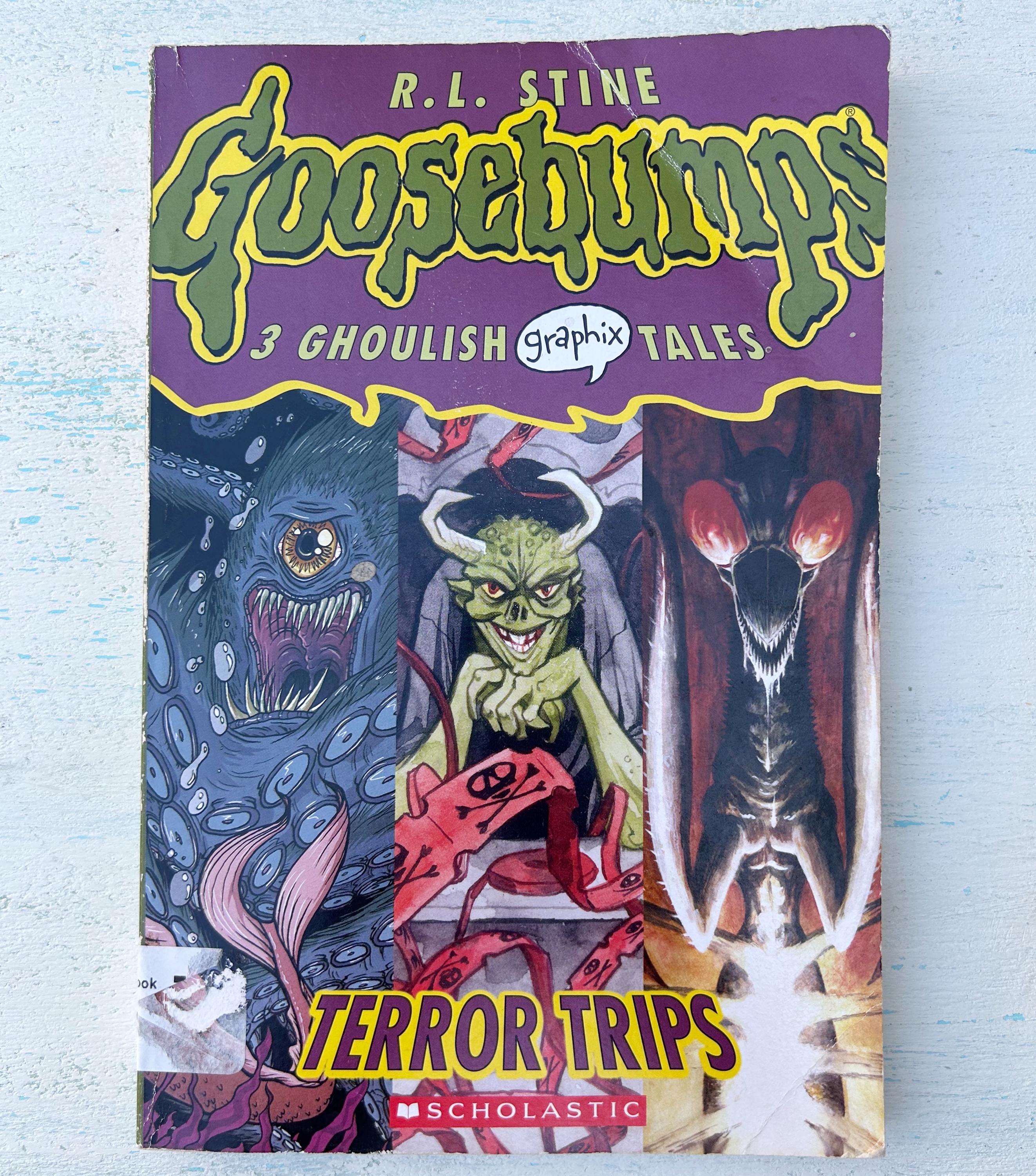 2007 Goosebumps 3 Ghoulish Graphix Tales Creatures by R.L. Stine