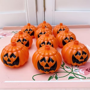 Halloween Pumpkin Light Set Jack O Lantern String Lights Set of 9 covers only
