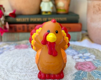 FISHER PRICE Little People Thanksgiving Farm Barn Turkey Figurine