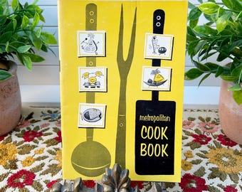 Vintage Metropolitan Cook Book Sponsored by Met Life Insurance Company 1957