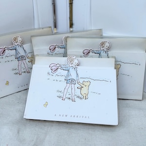 vintage Winnie l'ourson nouvelle arrivée carte stationnaire cartes pour notes Enveloppes 40