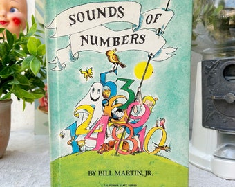 Sounds Of Numbers By Bill Martin, Jr. 1966 Hardcover Book