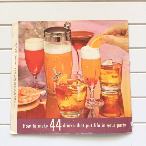 How To Make 44 Great Drinks At Home Recipes Booklet Southern Etsy
