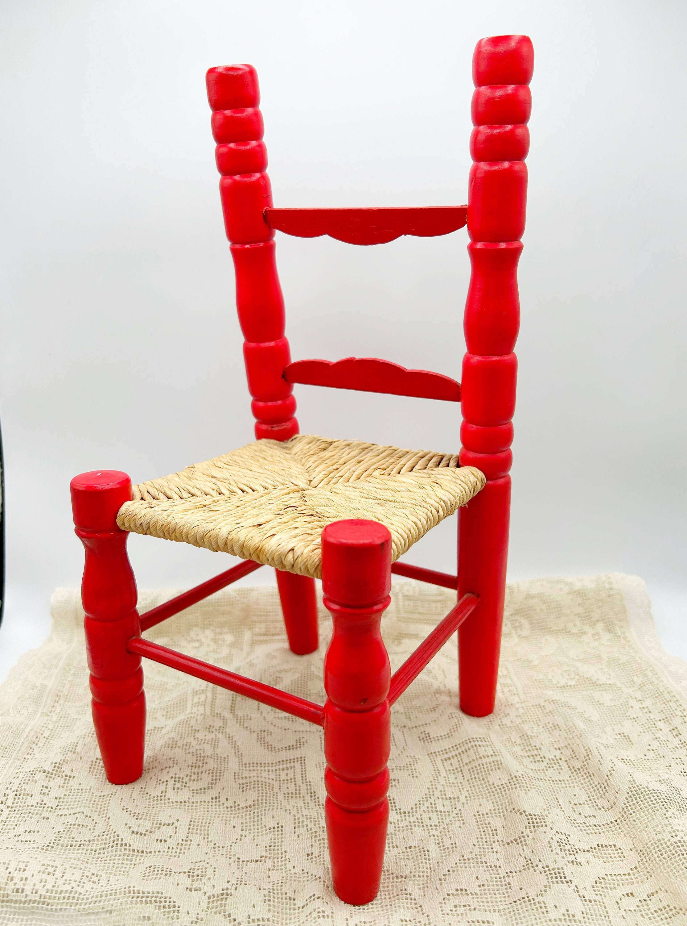 Wandschoner aus echtem Holz (für meine roten Stühle) – Hand im Glück