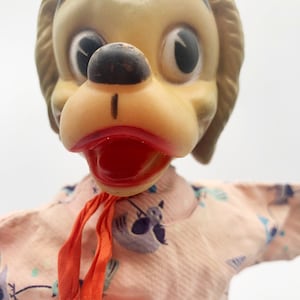 Vintage 1950’s Gund Walt Disney Productions “LADY” Hand Puppet Rubber Head