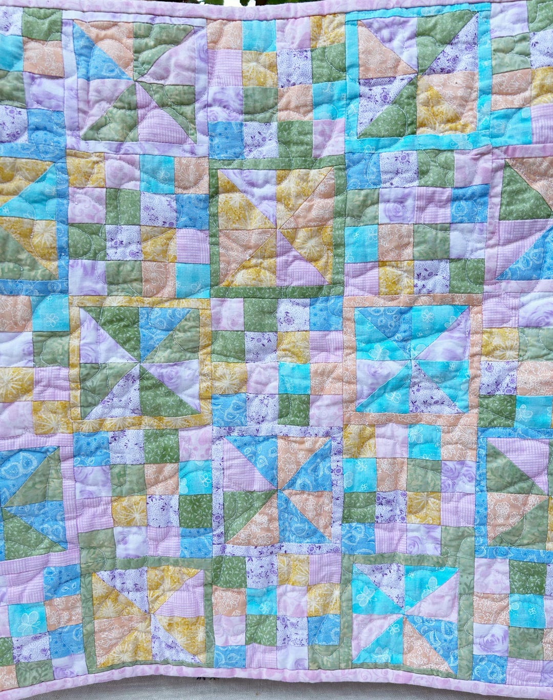 Vintage Patchwork Baby Quilt Crib Throw 19.25 X 19.25” - Etsy