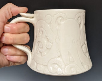 12 oz Octopus Porcelain Mug