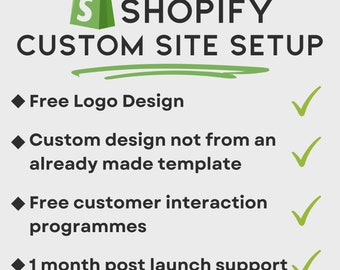 Sito Web Shopify personalizzato in 1 settimana (da zero)