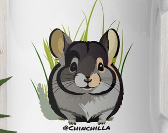 Cute Chinchilla Mug Unique Gift Idea for Coffee Lovers Fun Mug for Tea Quirky Present