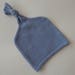 Recycled Blue Cashmere Baby Hat - 6-12 months