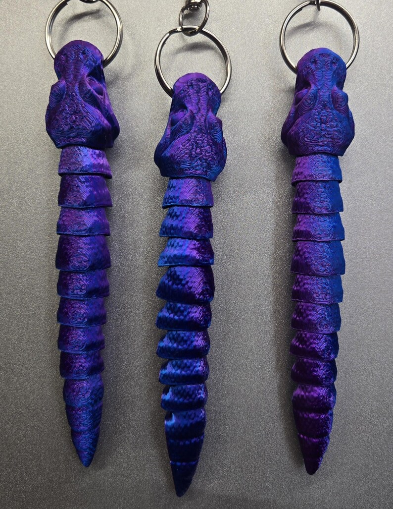 Baby Ball Python Keychain Etsy