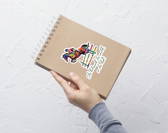 She Believed springpaard Sticker zonder bellen, sticker springpaard, sticker paard, sticker paard, sticker paard springen, sticker paardenliefhebber, sticker paard, cadeau paard