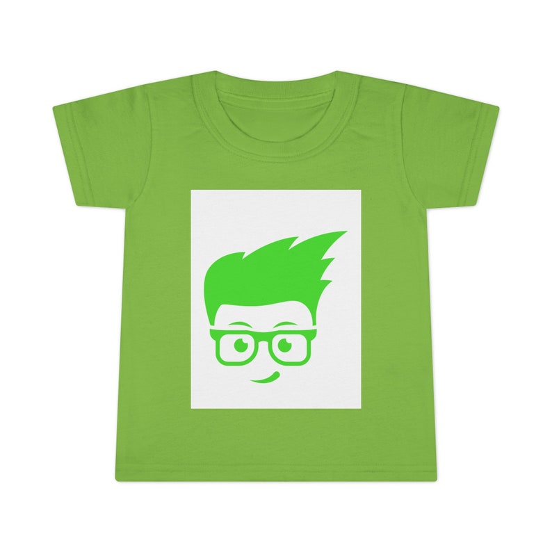 Camiseta para niños con logo de neón imagen 2