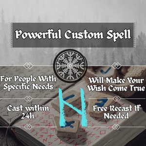 Powerful Cusotm Spell, Spell Crafting, Make A Wish Spell, Anything You Want, Fullfill My Wish Spell, Witchcraft, White Magic, Fast Results