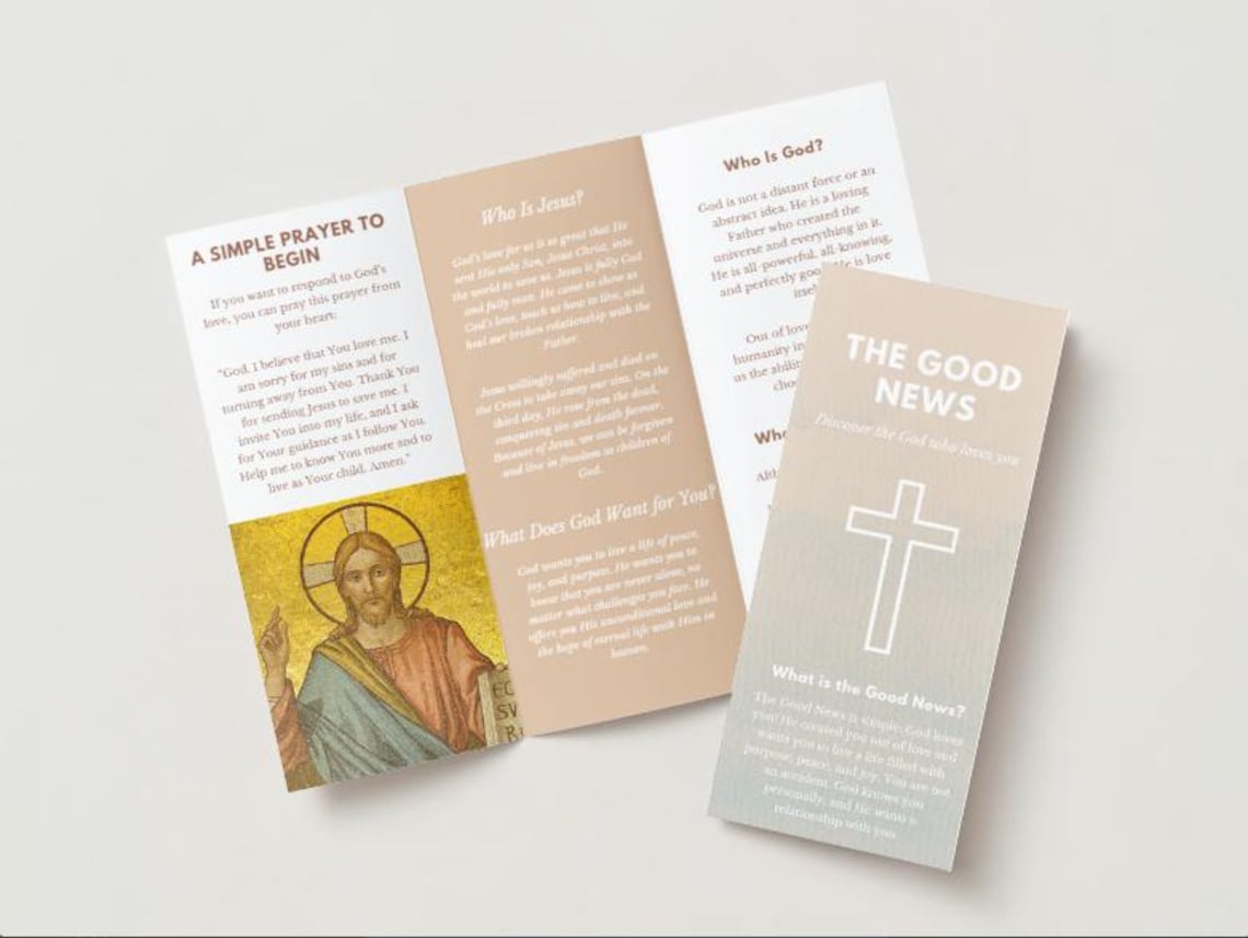 Catholic Good News Pamphlet | Printable | Evangelization | Christian ...