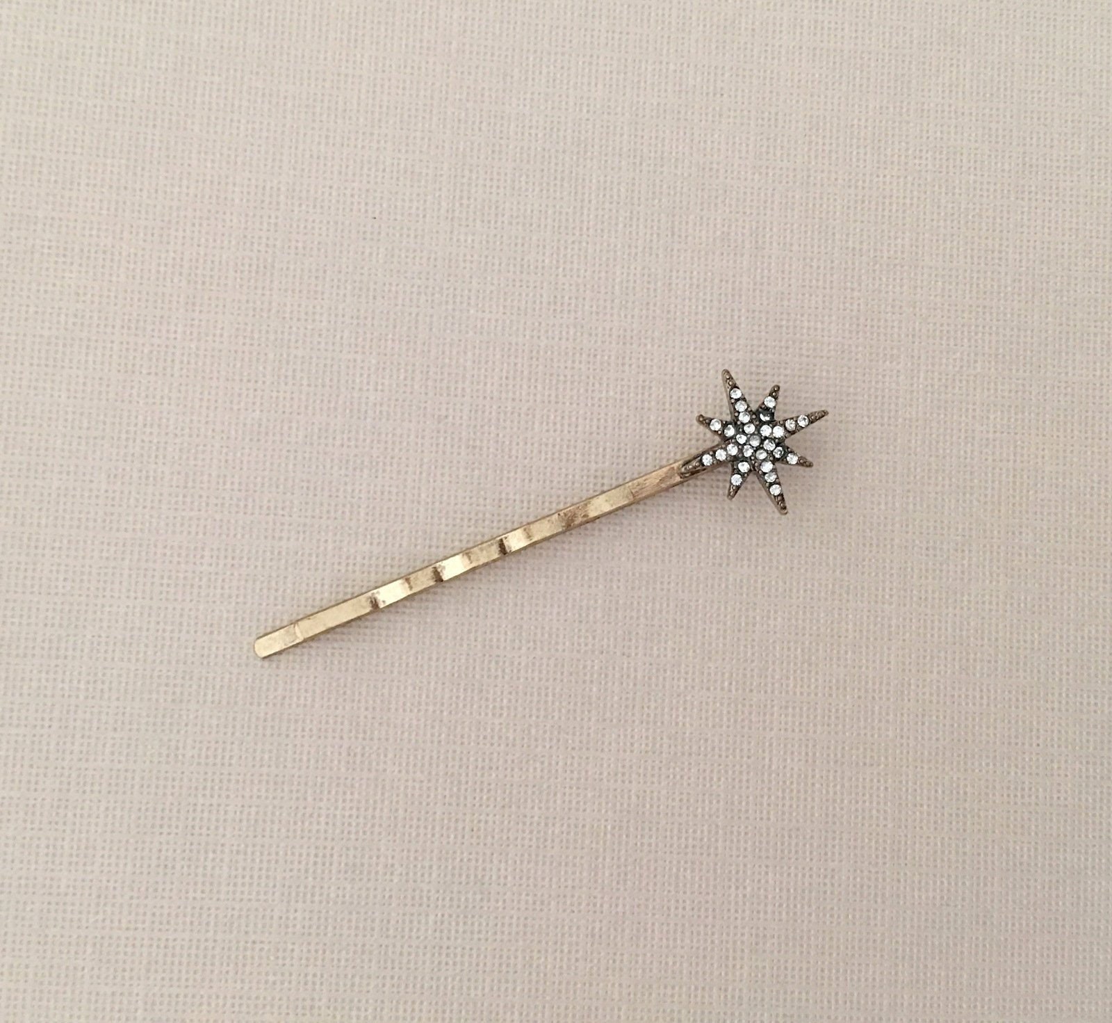 Gold Starburst Bobby Pin