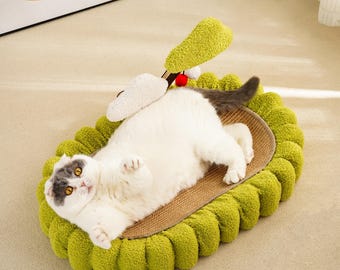 Enchanted Garden: Whimsical Cat scratcher Collection｜cat scratching post for large cats| Sisal Cat Scratcher| Modern home decor