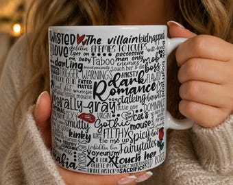 Dark Romance Reader Coffee Mug, Spicy Bookish Aesthetic Mug, Morally Gray Romance Cup, Smut Reader Gift, Book Lover Gift 11oz