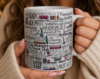 Bookish Coffee Mug for Readers, Gift for Book Lovers, Spicy Book Club Mug, Bookworm Gift, Book Lover Mug 11oz