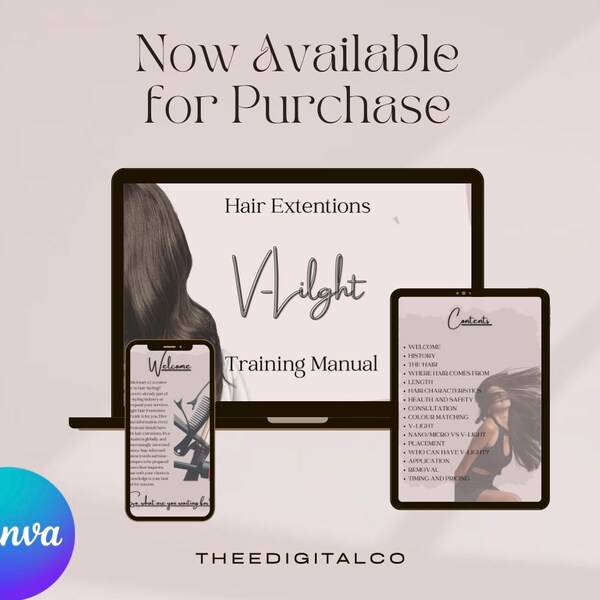 Hair Extension V Light Editable Training Manual