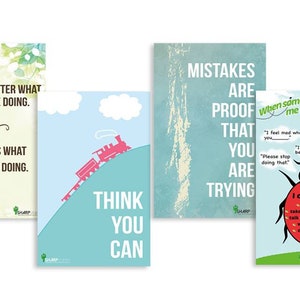 Growth mindset Sharp Student Inspirational Classroom Teacher Poster nursery train quote educational 11x17 image 1
