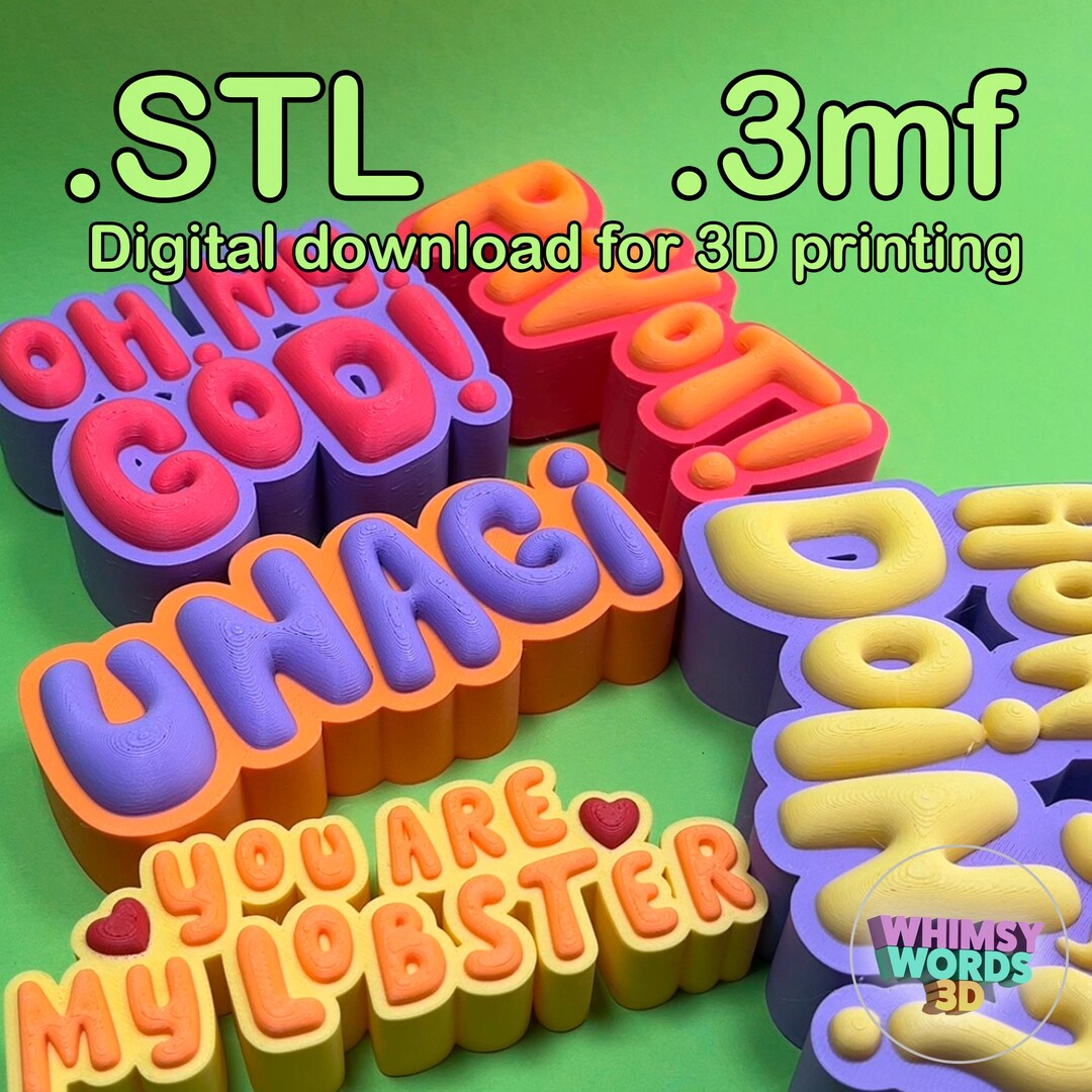 FRIENDS Iconic Quotes 3D Print Files, STL Bundle (digital Download ...