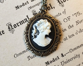 Cameo Lady ketting-Kies een kleur