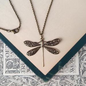 Victorian Dragonfly Necklace