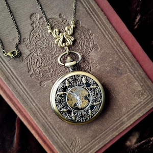 Koi Fish Pocket Watch Necklace or Pocket Chain