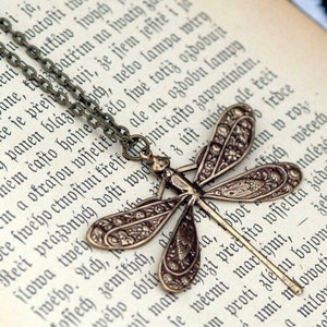 Victorian Dragonfly Necklace image 8