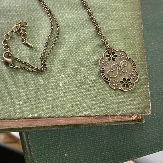 Letter M Pendant | Etsy Australia