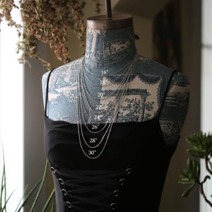 Necklace length options