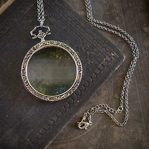 Magnifying Lens Necklace Etsy