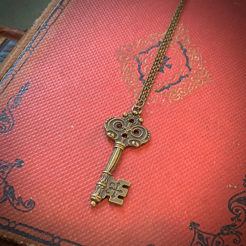 Brass Key Necklace image 4