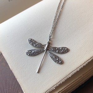 Victorian Dragonfly Necklace - Etsy