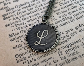 Initial Necklace- Pick a Letter and Color
