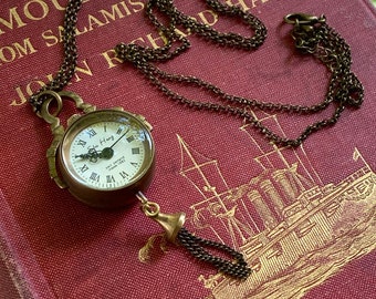 Tassel Mechanical Watch Necklace