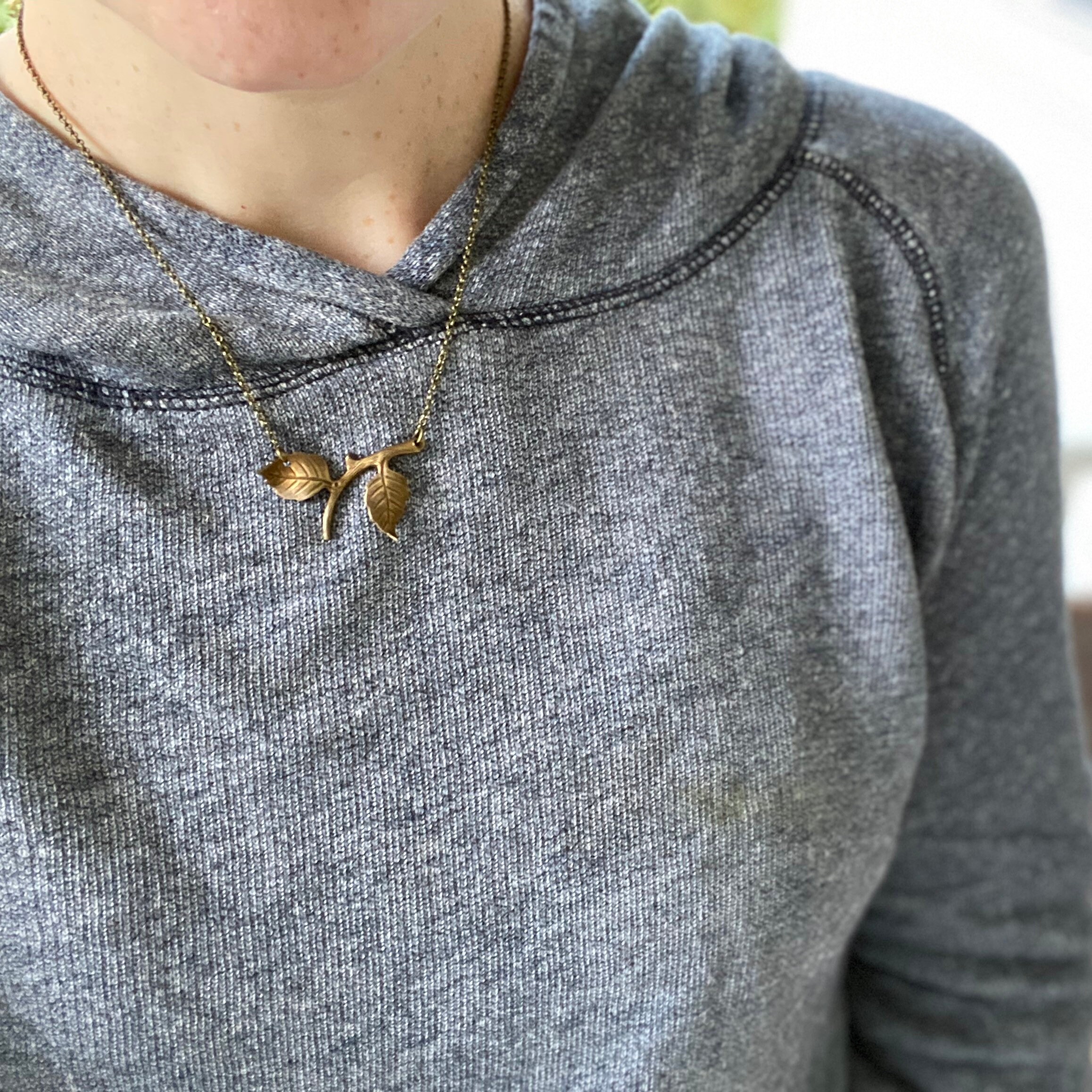 Rose Thorn Pendant Necklace in Antiqued Brass or Vintage - Etsy UK