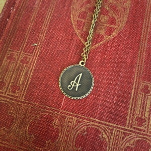 Initial Necklace Pick a Letter and Color 画像 4