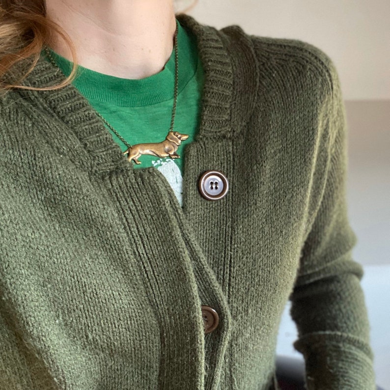 Wiener Dog Necklace Etsy