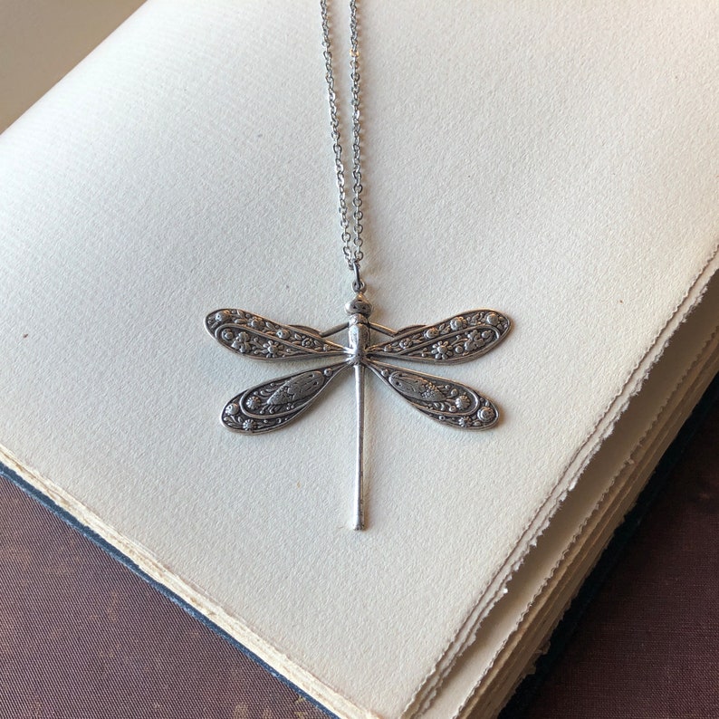Victorian Dragonfly Necklace image 6