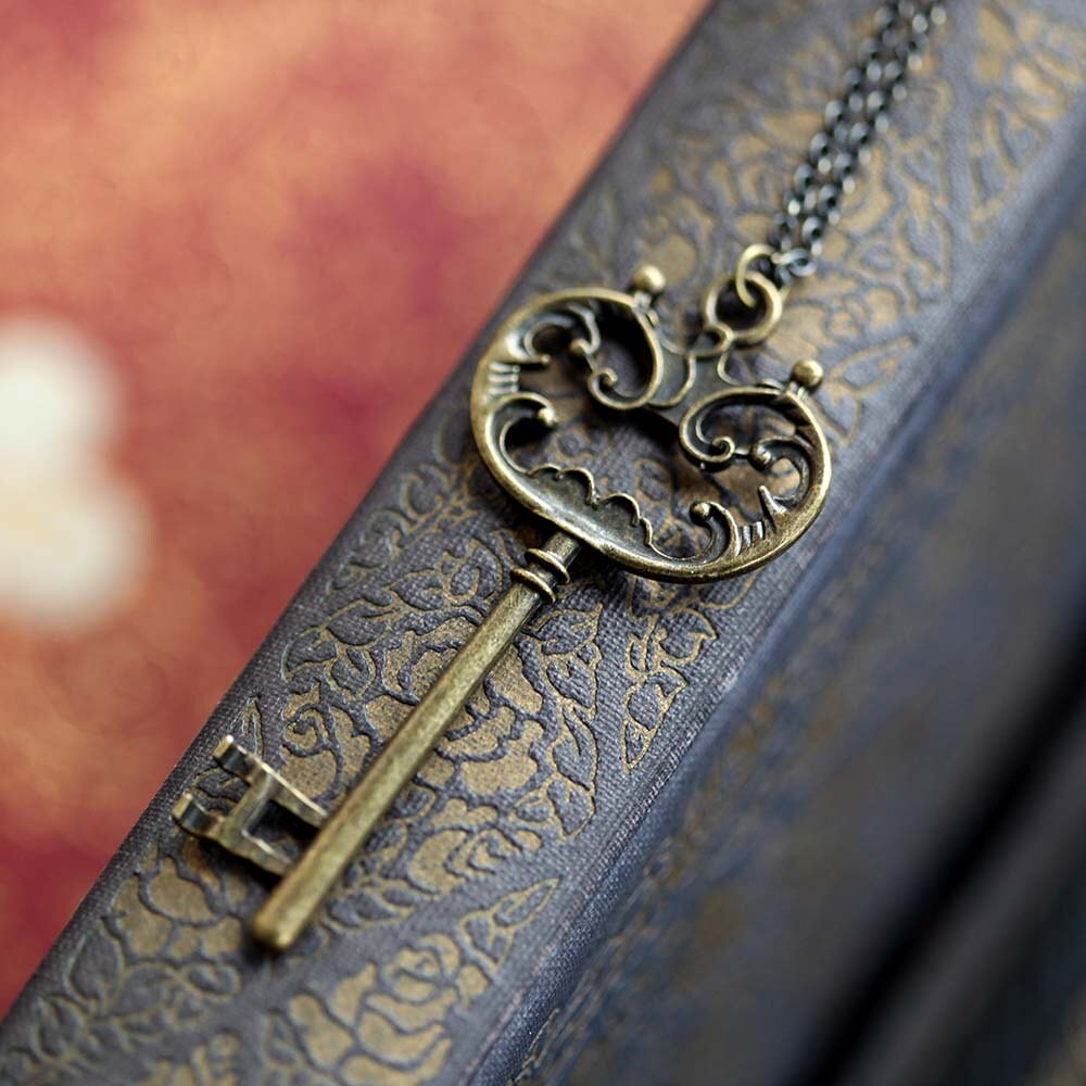 Bronze Key Necklace 6 Etsy