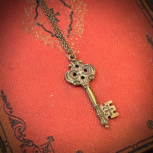 Brass Key Necklace image 3