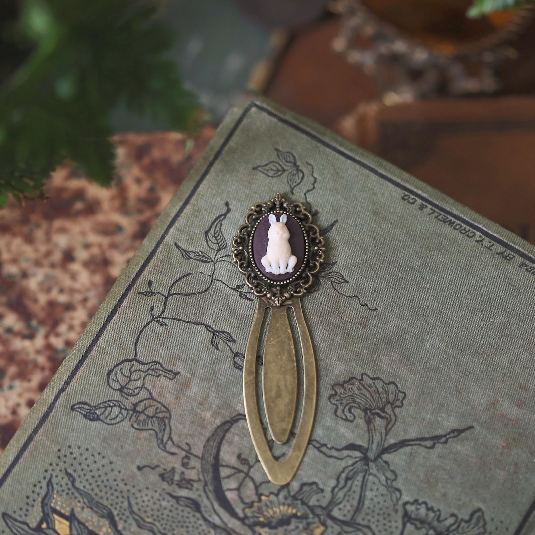 Rabbit Bookmark With Vintage Style Bronze Filigree - Choose a Style ...
