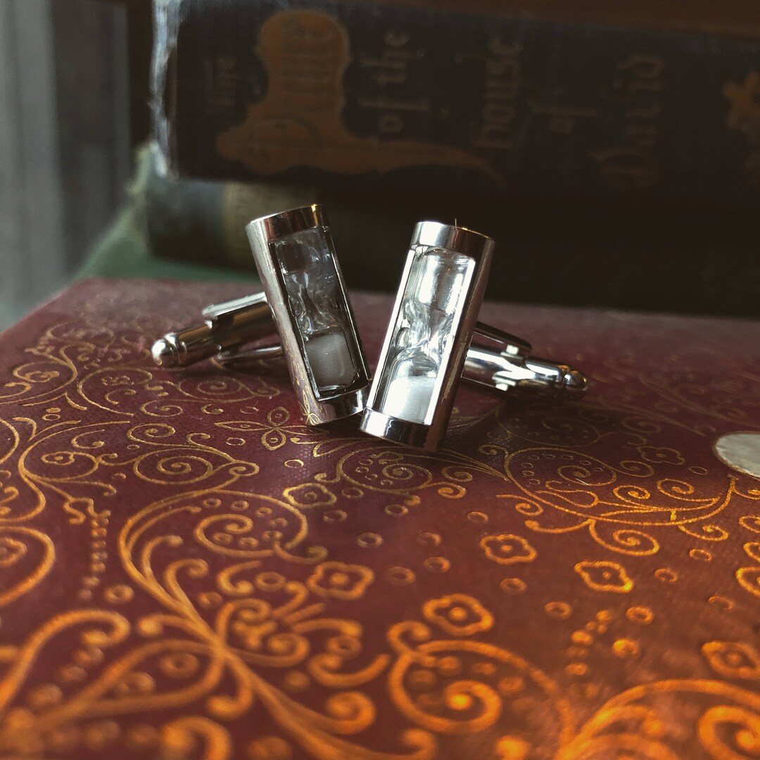 Hourglass Cufflinks Etsy
