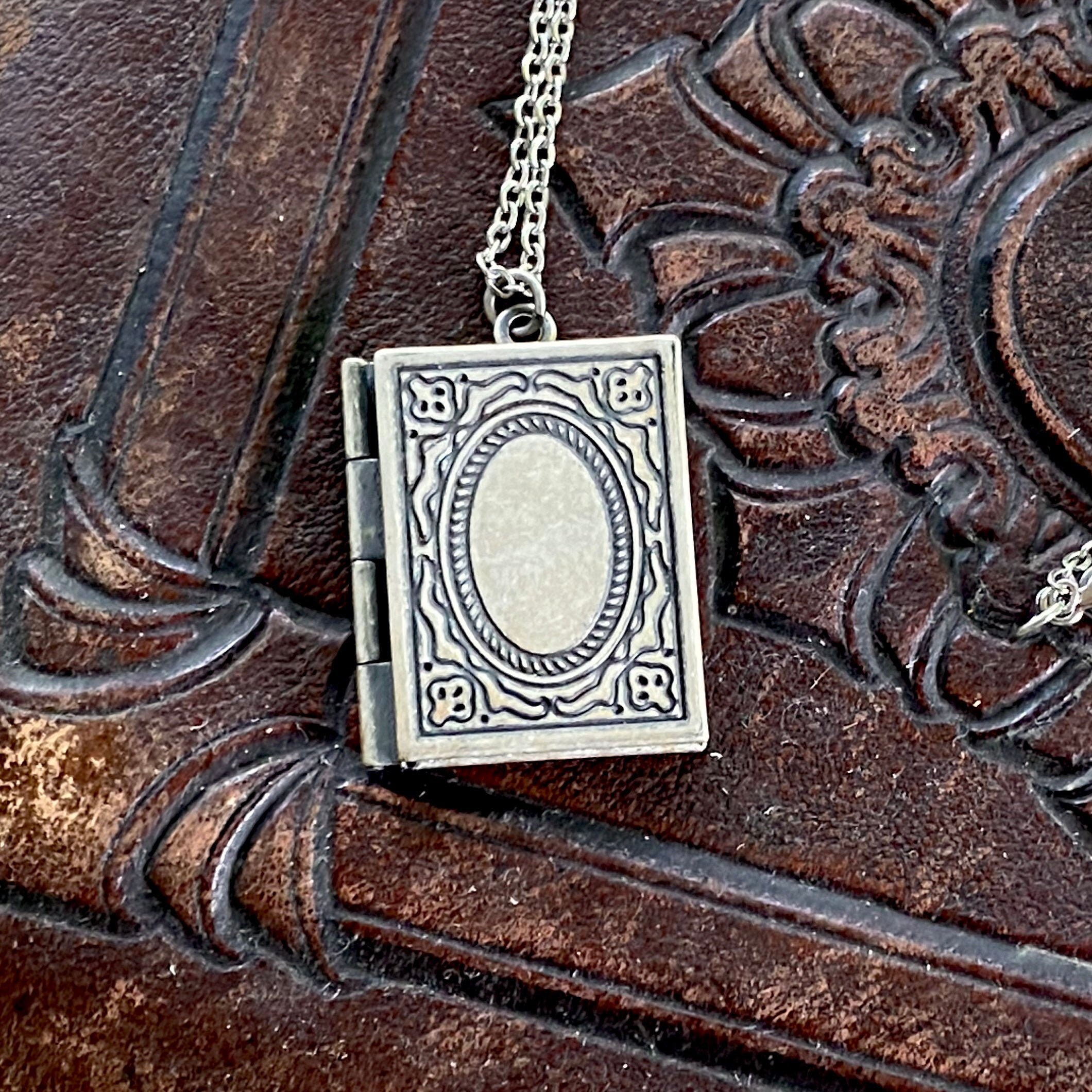 Book Locket Etsy