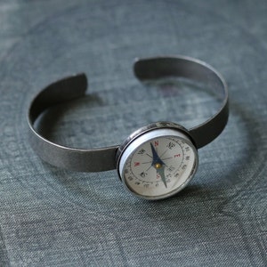 Compass Cuff Adjustable Bracelet