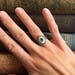 Eye Ring - Vintage Style - Adjustable - Green Blue or Brown 