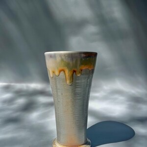 Wood Fired Ceramic Tall Cup